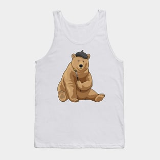 Bear Painter Paint brush Tank Top